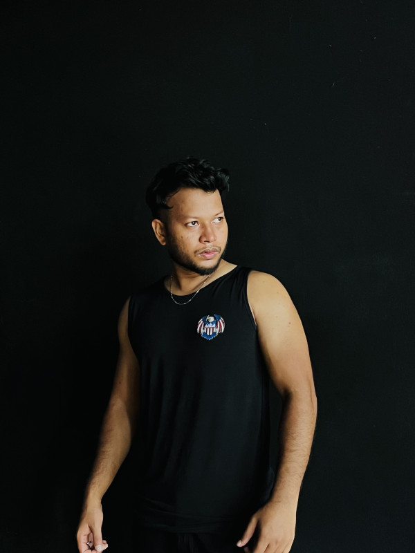 KISWAAR USA Performance Tank- Black
